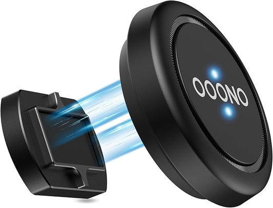 SUPMGEA Magnetische Autohalterung NH01 für OOONO CO-Driver NO1 & NO2 - Robuste Metallhalterung mit starkem Kleber