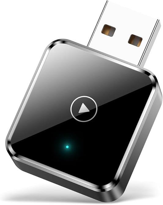 Bunog DGSD201 Mini Wireless CarPlay Adapter für iPhone – wandelt kabelgebundenes CarPlay in kabelloses um, Plug-and-Play, extrem geringe Ver