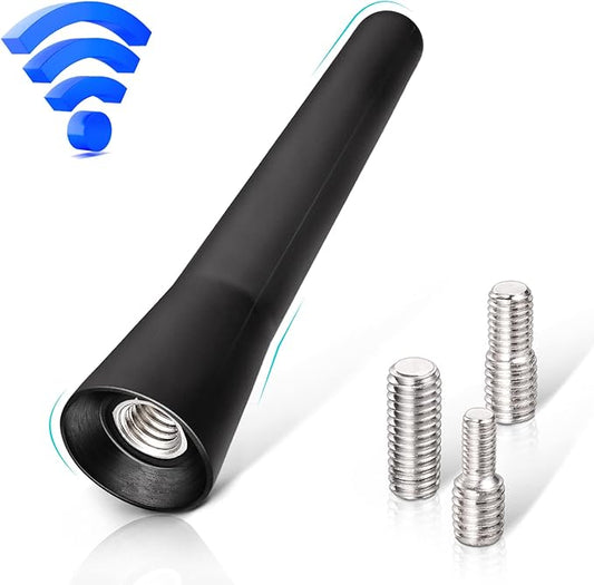 RFSolution EWAN2117GE Autoantenne 6,5 cm FM/AM/DAB Dachantenne kurz mit starkem Empfang für alle Autos