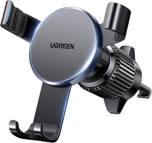 UGREEN Auto Handyhalterung 15814 für Lüftungsschlitze, 360° drehbar, kompatibel mit iPhone 16/15/14/13 Pro Max, Galaxy S23/S22/S21, Schwarz