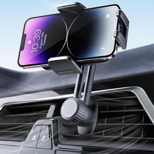 Holdersafe RH02 Auto-Handyhalterung mit 360°-Drehgelenk und Einhand-Release für iPhone, Samsung, Huawei, Xiaomi