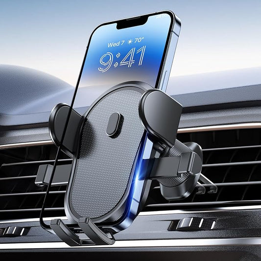 Miracase Handyhalterung Auto Lüftung 04112BLK mit Stahlhaken für iPhone & Android Smartphones